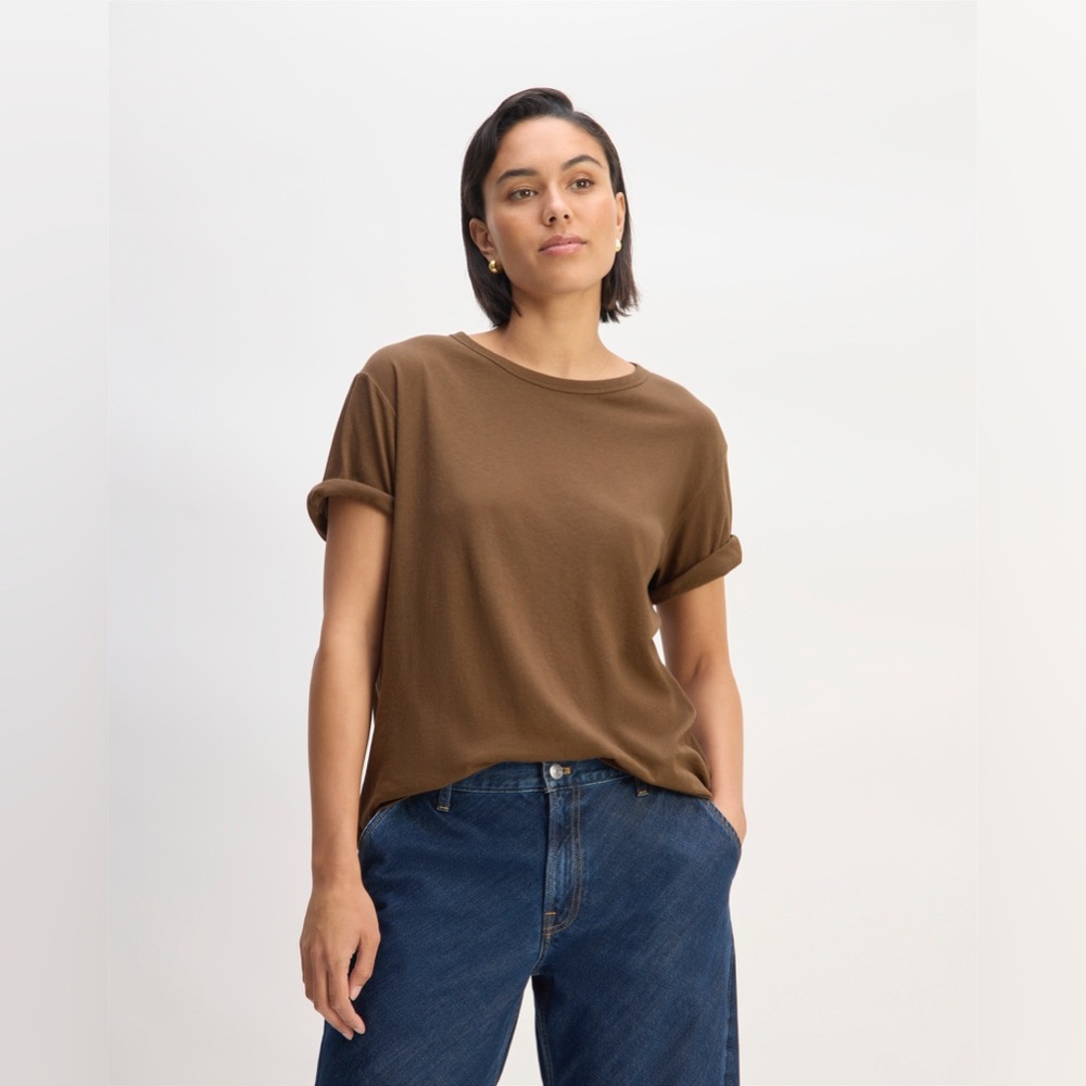 Everlane Brown Short Sleeve Tee